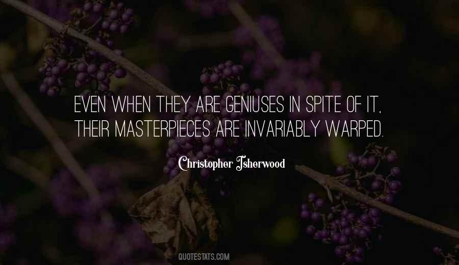 Quotes About Geniuses #1406701