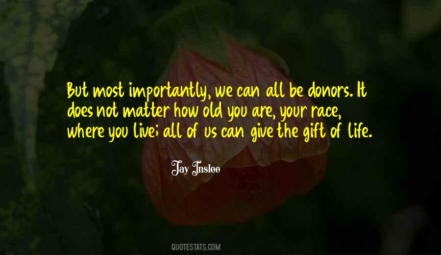 Quotes About Donors #294902