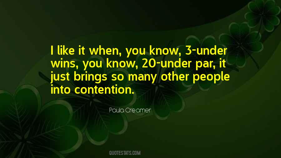 Quotes About Contention #1122880