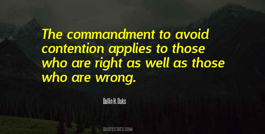 Quotes About Contention #4644