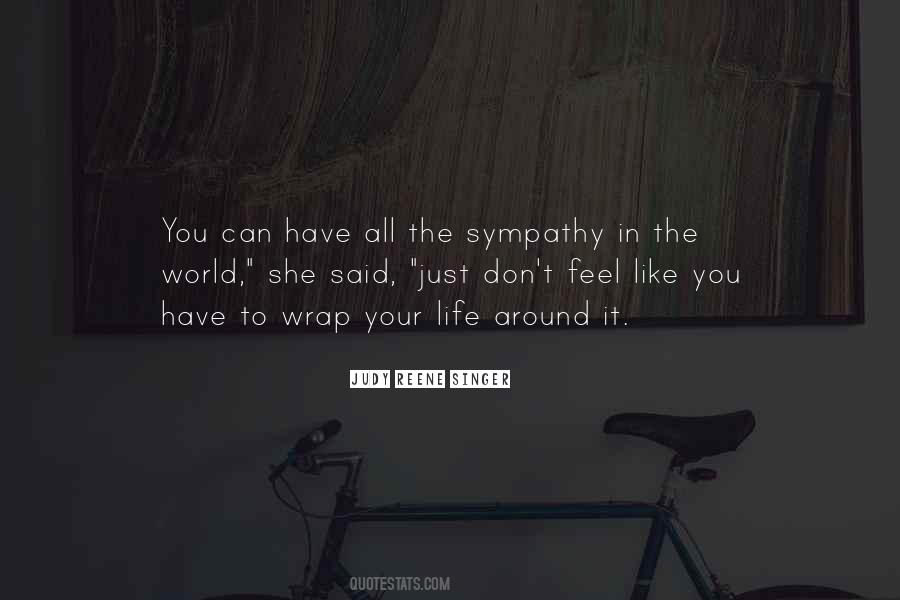 Feel Sympathy Quotes #582976