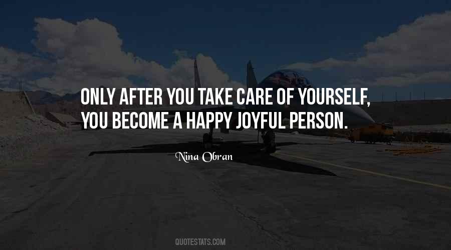 Quotes About Joyful Person #70467