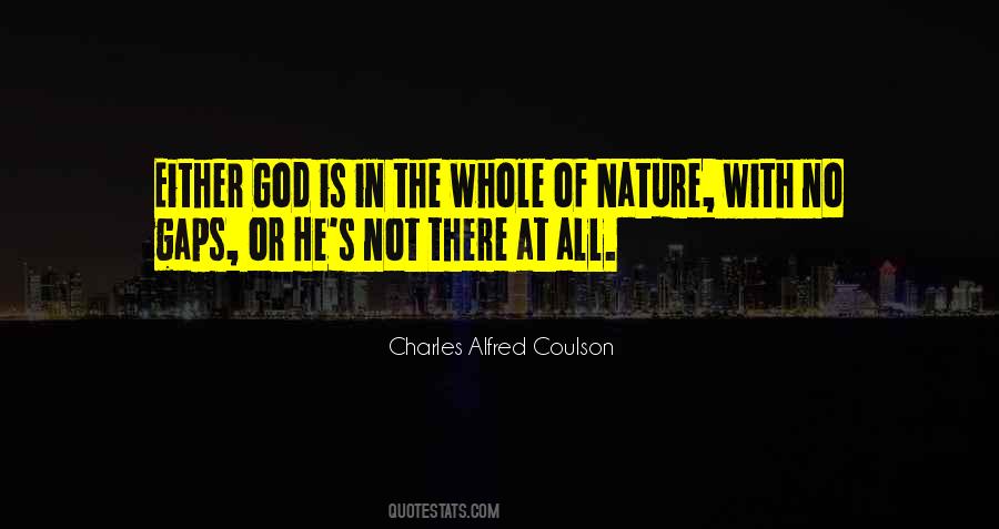 God Of The Gaps Quotes #508421