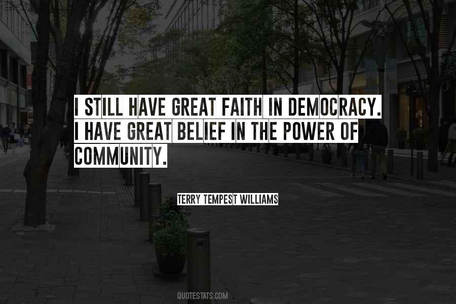 Quotes About Power Of Community #1226668