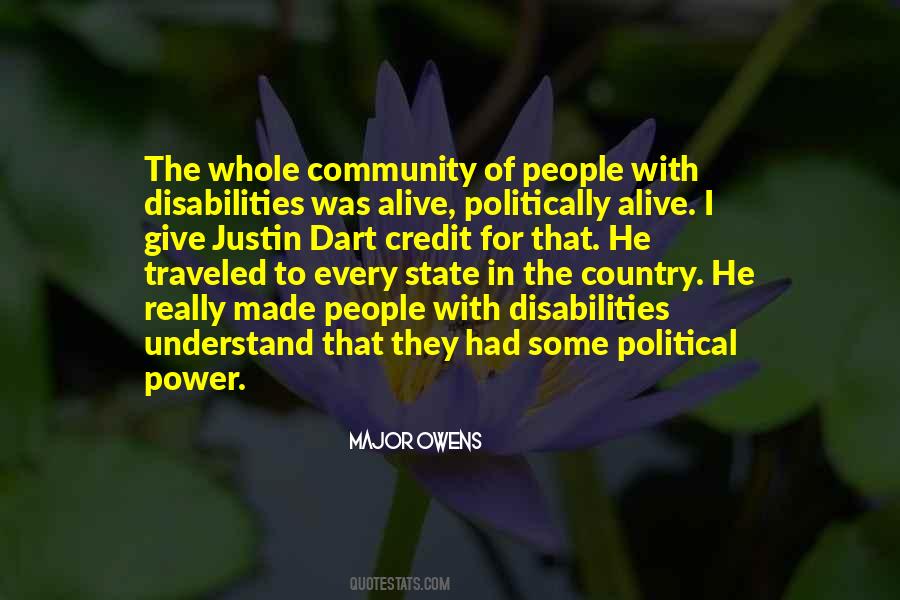 Quotes About Power Of Community #1765263