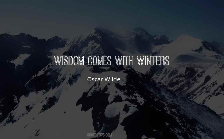 Quotes About Winters #1517274