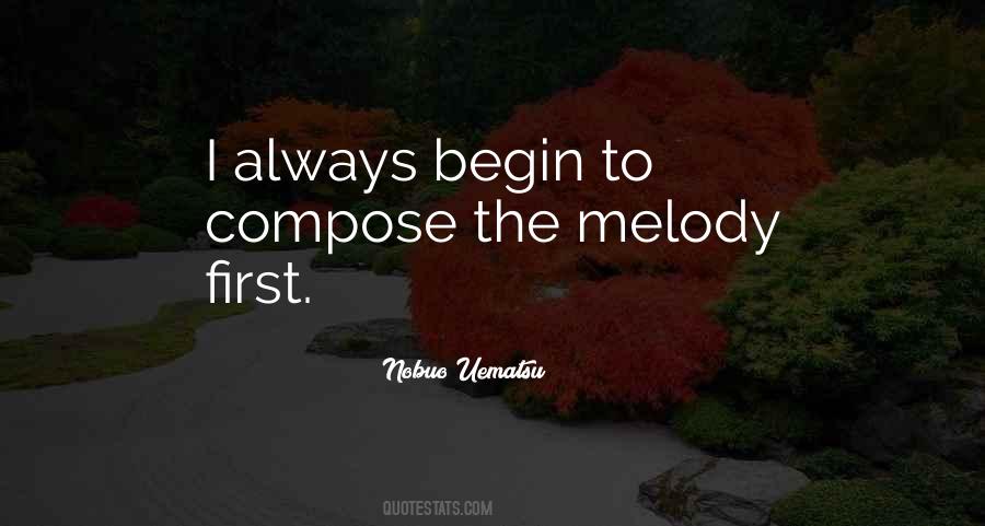 Quotes About Melody #1330771