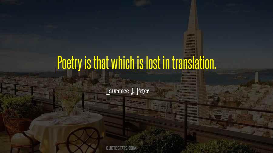 Poetry Is Poetry Quotes #40406