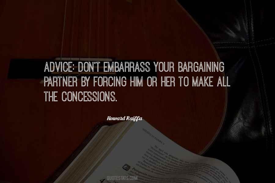 Quotes About Bargaining #118291