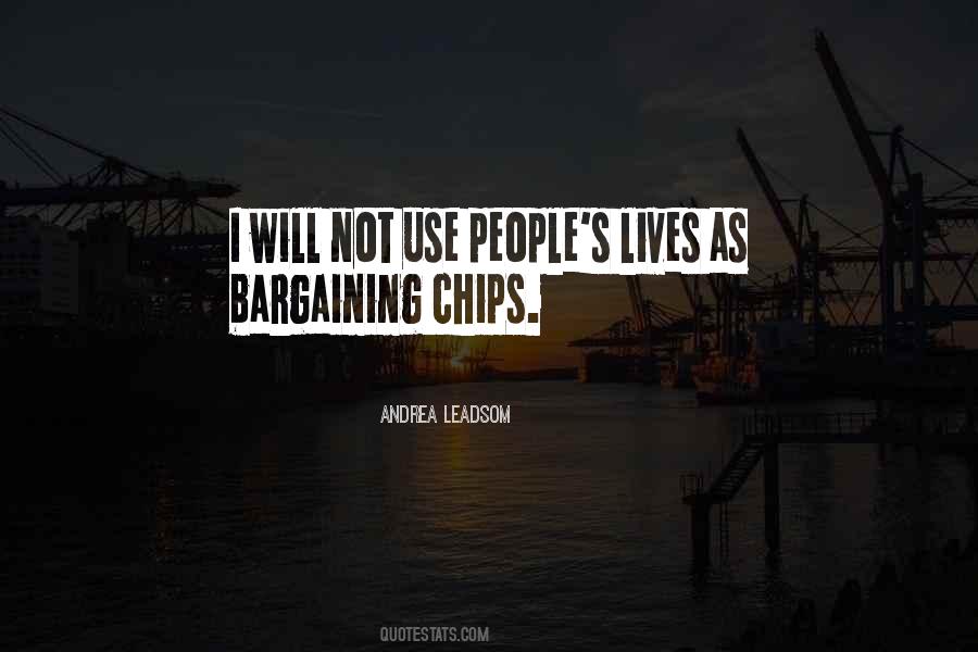 Quotes About Bargaining #1325299