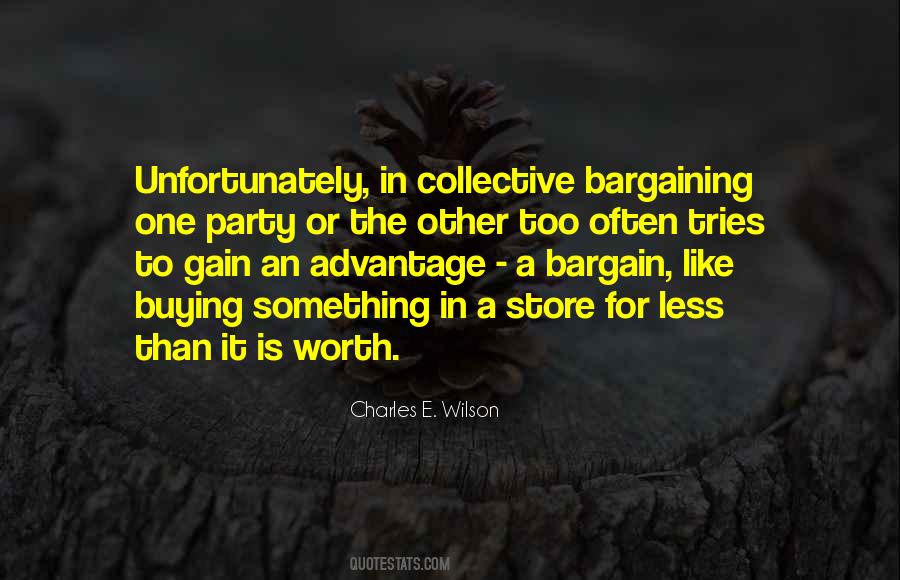 Quotes About Bargaining #1861482