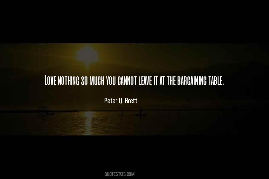 Quotes About Bargaining #308353
