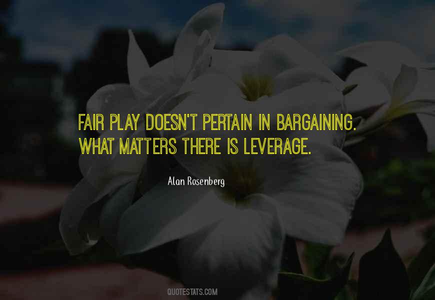 Quotes About Bargaining #392742