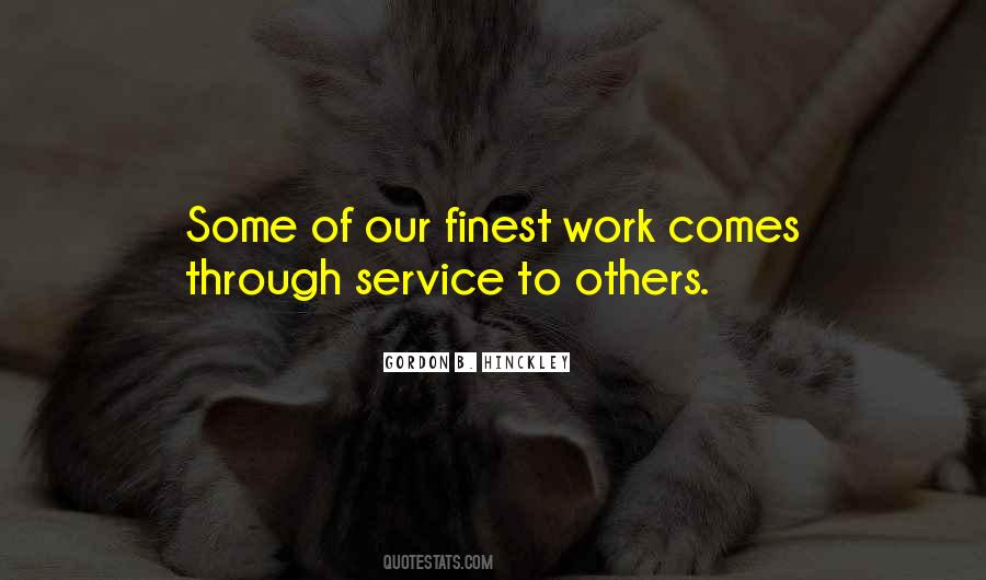 Quotes About Service To Others #149144