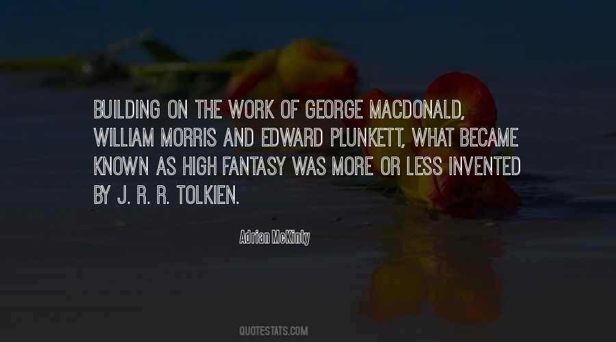 Quotes About Fantasy Tolkien #1458774