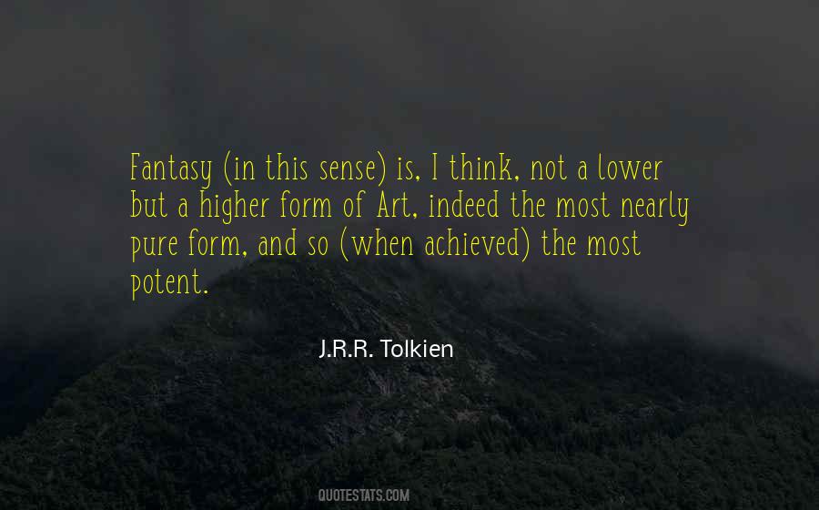 Quotes About Fantasy Tolkien #559423