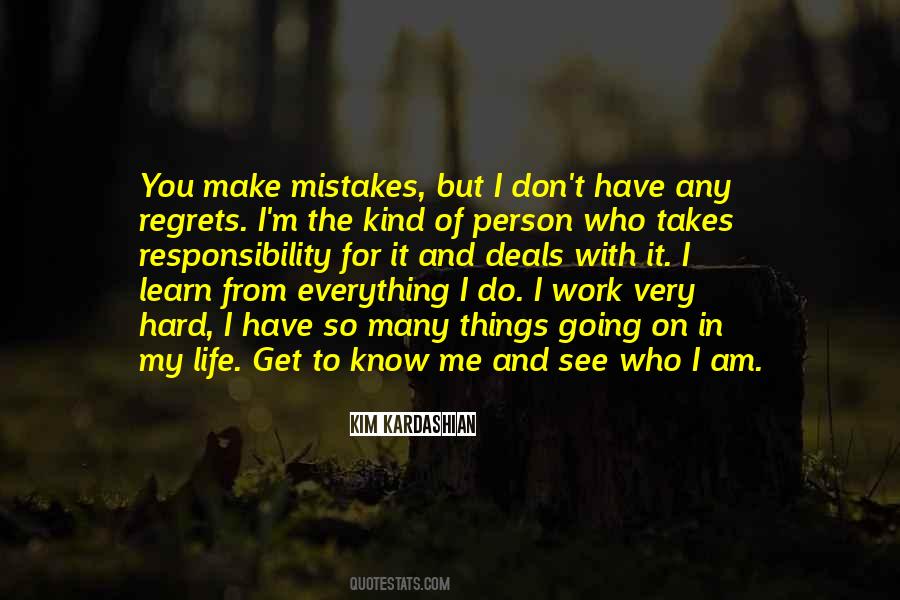 Quotes About Regrets And Mistakes #1207459