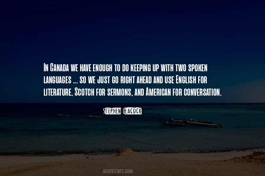 Quotes About Spoken English #1490485