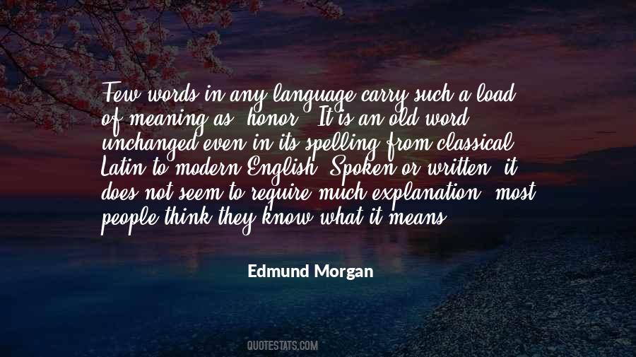 Quotes About Spoken English #160941