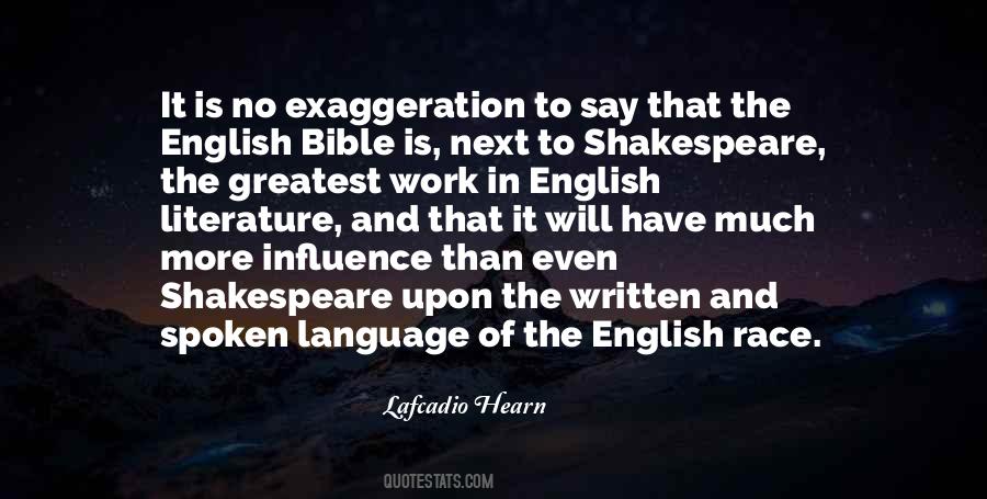 Quotes About Spoken English #848455