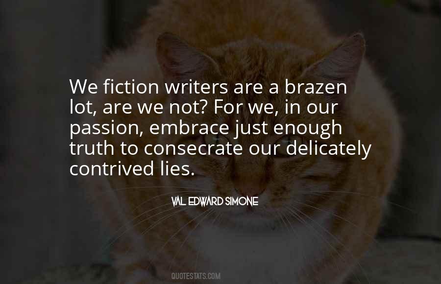 Quotes About Brazen #521834