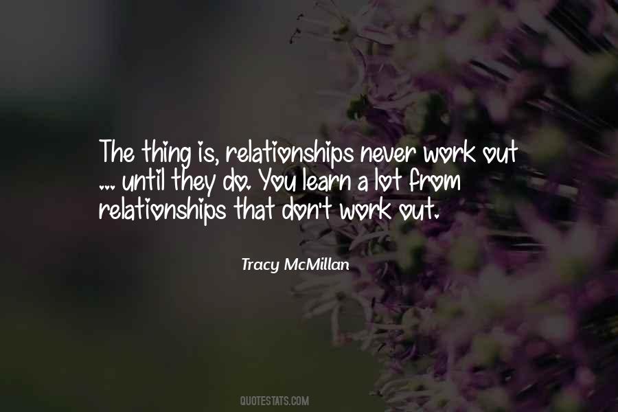 Quotes About Why Relationships Don't Work #288573