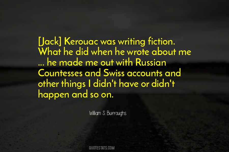 On Writing Fiction Quotes #1195029