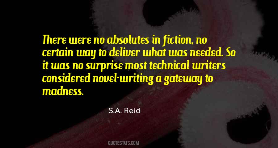 On Writing Fiction Quotes #765417