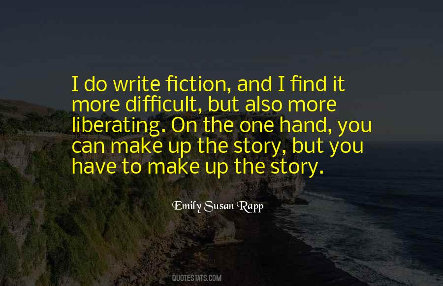 On Writing Fiction Quotes #904941