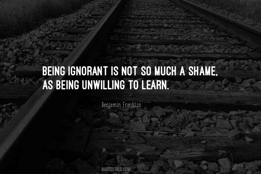 Quotes About Willful Ignorance #1174495