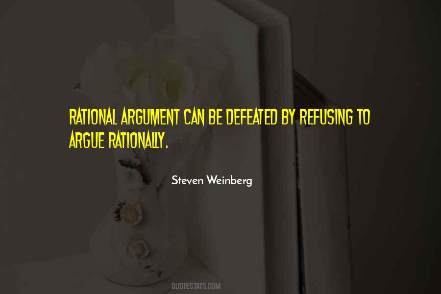Quotes About Refusing To Argue #1773738