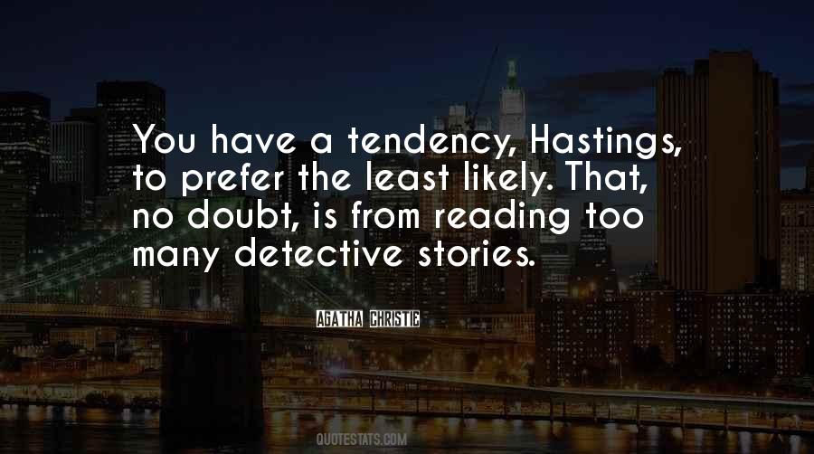 Quotes About Detective Stories #1683388