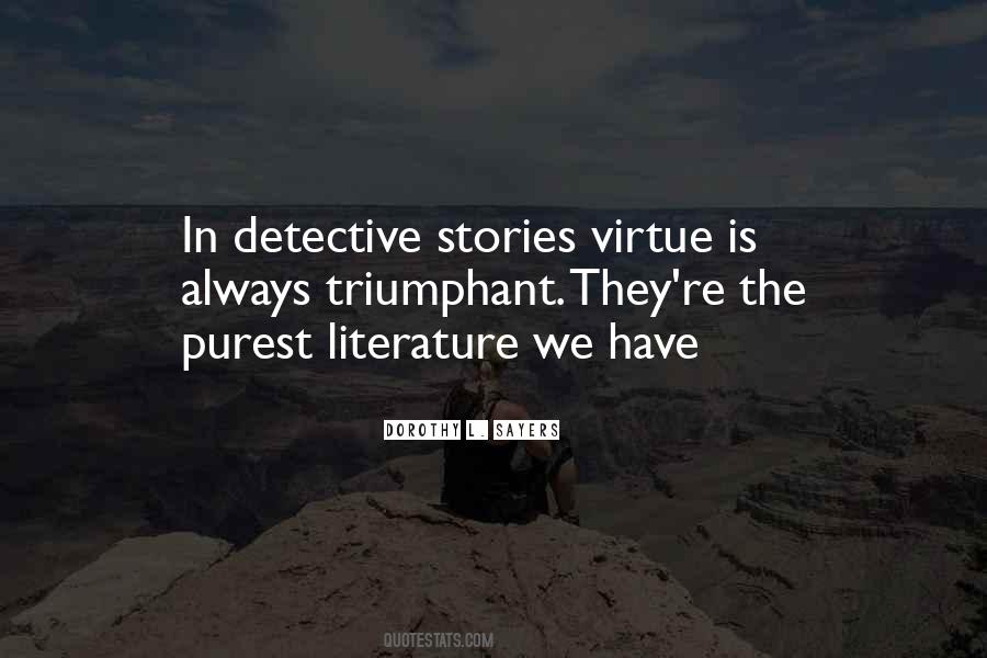 Quotes About Detective Stories #652102