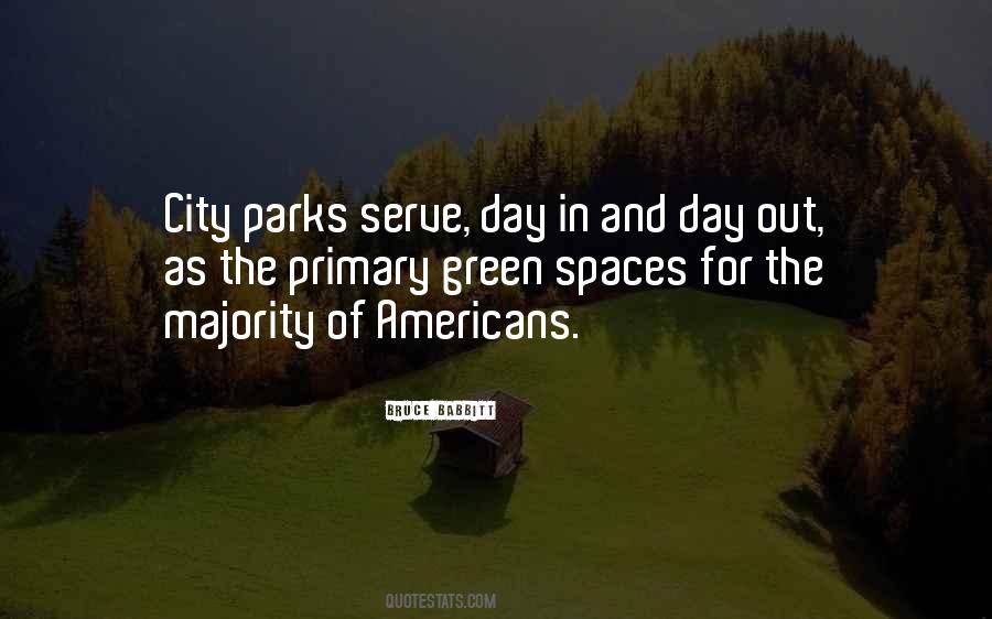 Quotes About City Parks #1273044