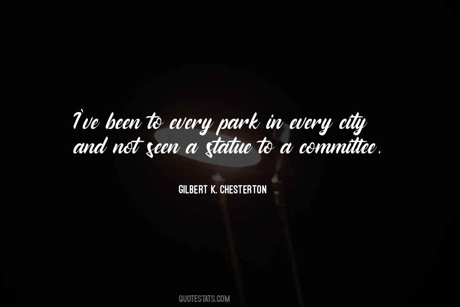 Quotes About City Parks #1818924