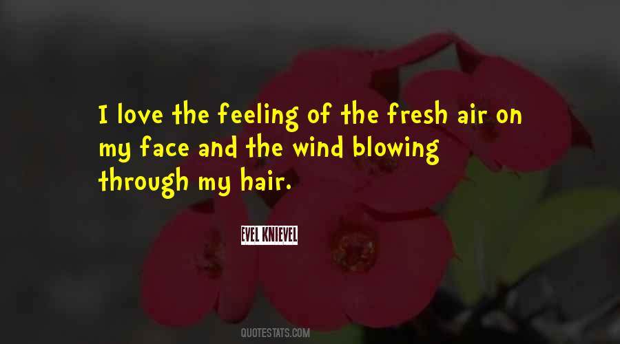 Wind On My Face Quotes #201220