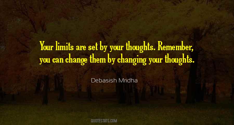 Quotes About Change Your Thoughts #200171