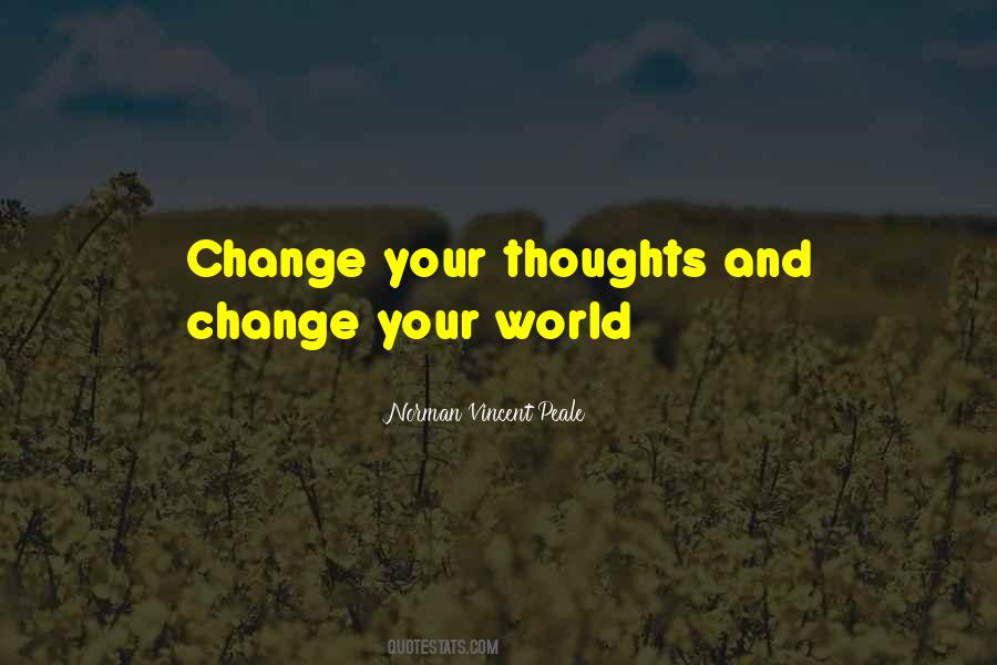 Quotes About Change Your Thoughts #950297