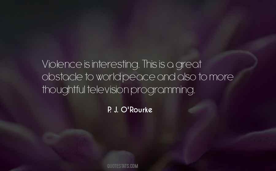 Television Programming Quotes #735596