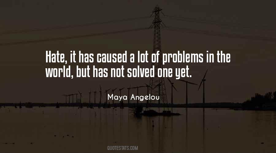 Problems Of The World Quotes #181003