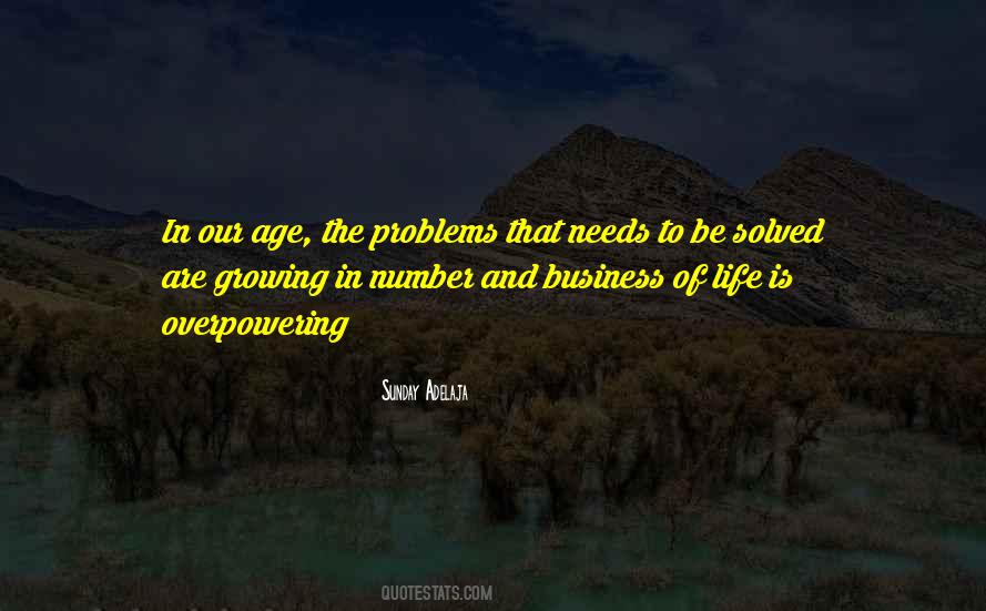 Problems Of The World Quotes #37668