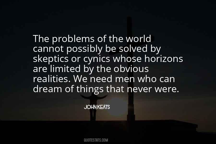 Problems Of The World Quotes #712053