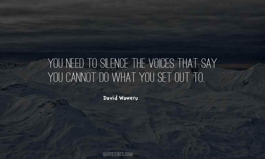 Quotes About Inner Voices #81567