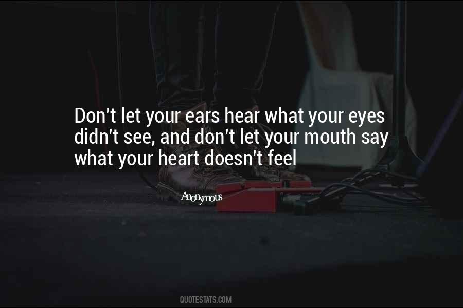 Quotes About Heart And Eyes #1148