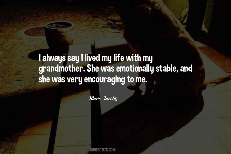 Quotes About Stable Life #1382755