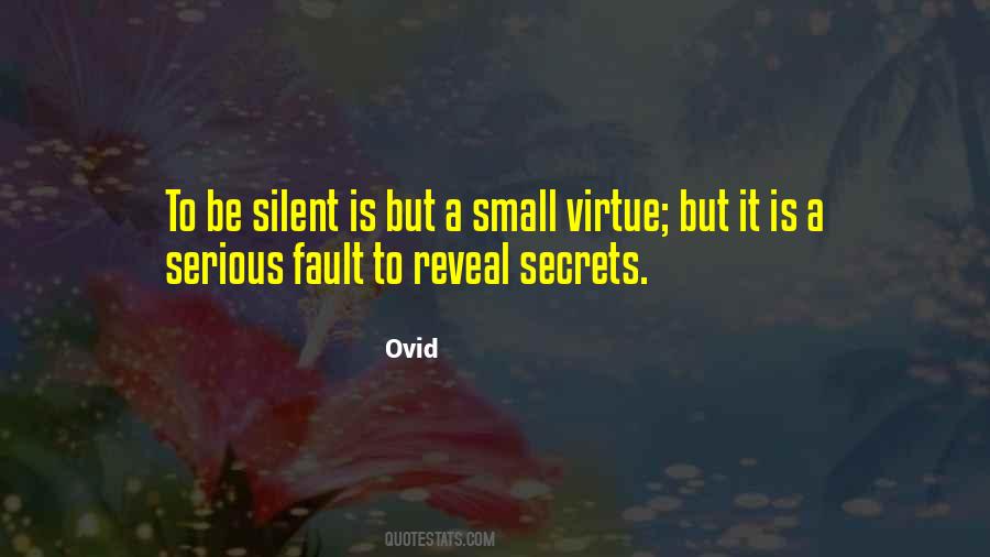 Quotes About The Virtue Of Silence #413795