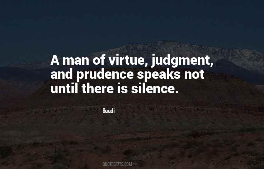 Quotes About The Virtue Of Silence #818658