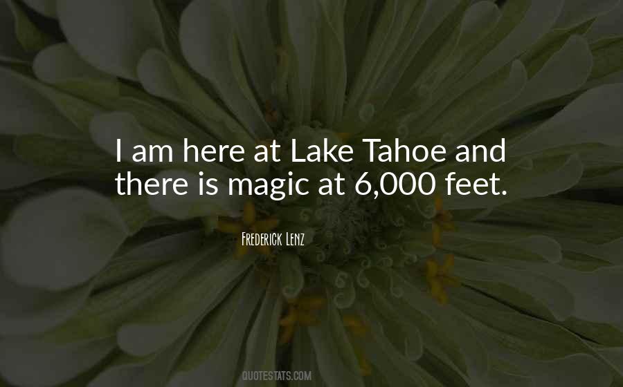 Quotes About Tahoe #1257555