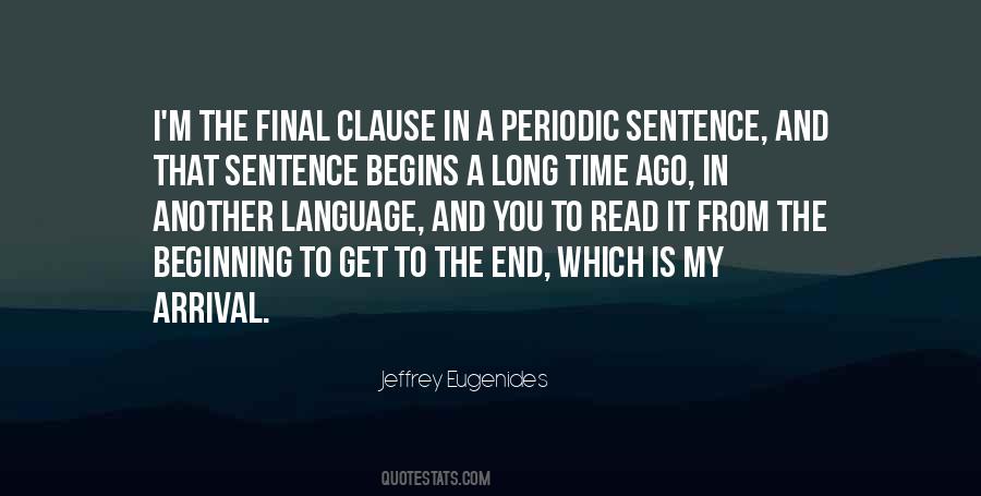 Quotes About The End And The Beginning #86315