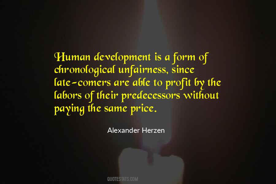 Quotes About Development Of Human #249913